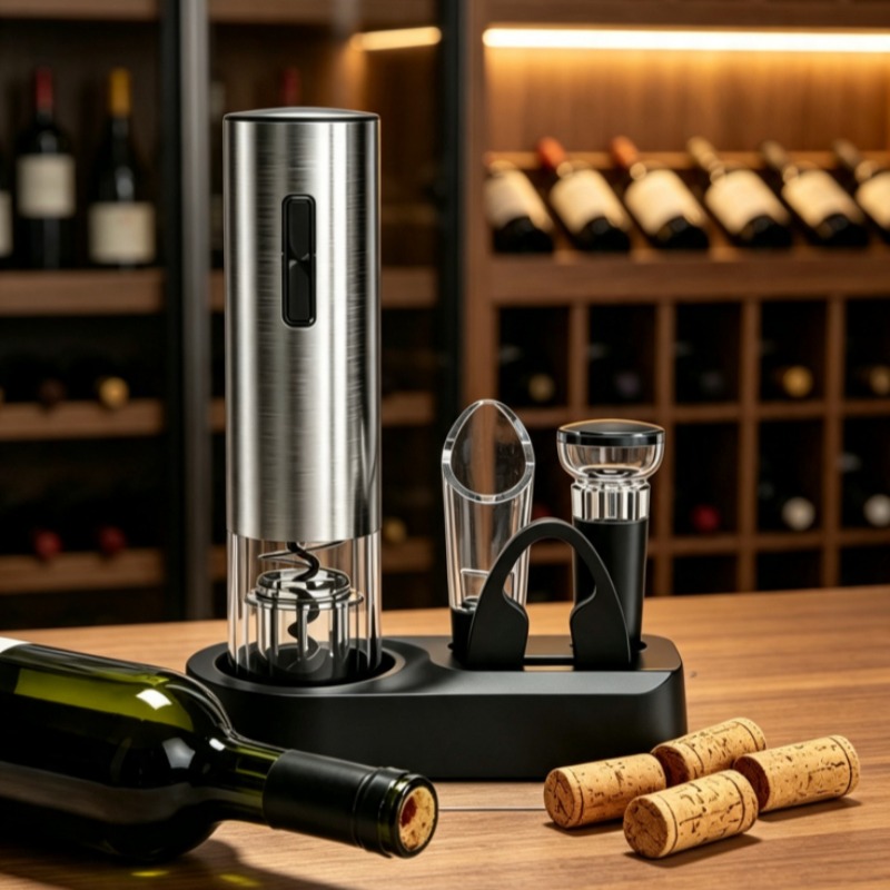 Wine Opener Electric - Elektryczny otwieracz do wina USB, ładowalny