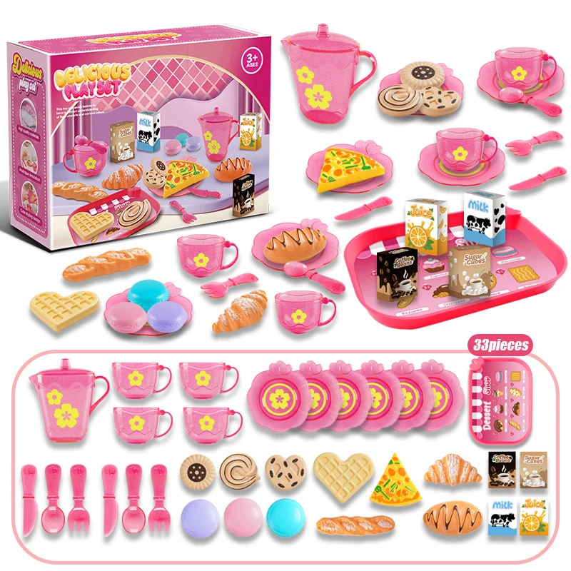 Kitchen Appliances For Kids - Zestaw herbaty dla dziewczynek, zabawki na