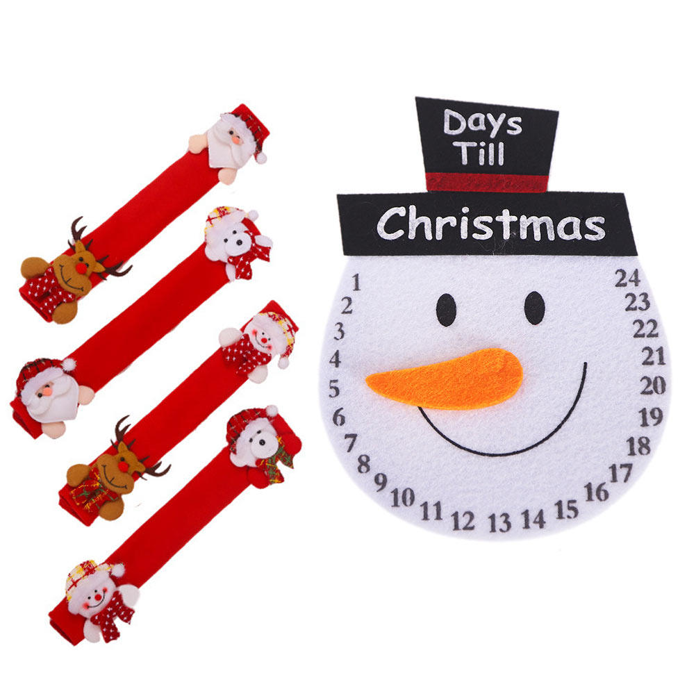 Kitchen Appliances For.Xmas - 1 Zestaw Świątecznych Nakładek na Uchwyty
