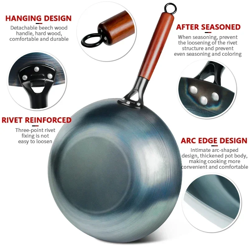 Wok Electric Flat - Patelnia wok z płaskim dnem 34