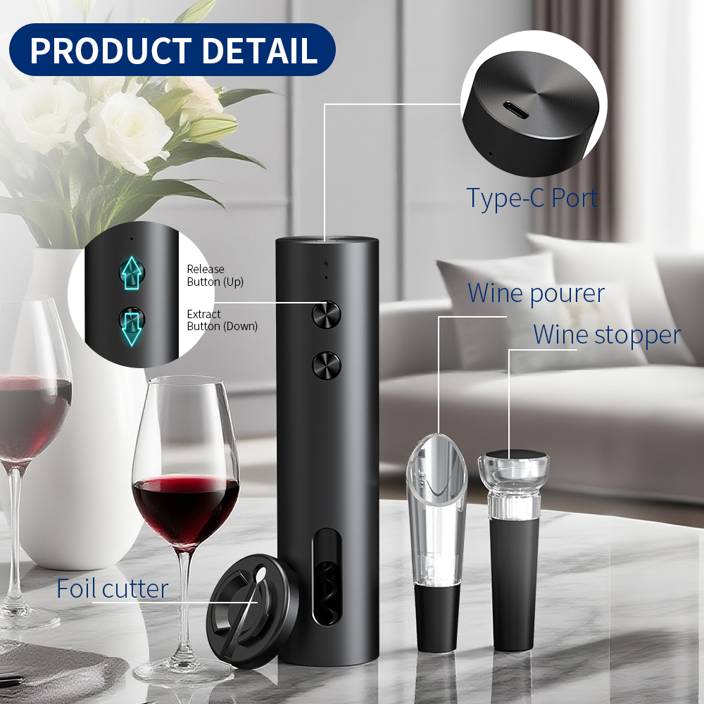 Elektryczny otwieracz do wina  – Wine Opener Electric recenzja i cena