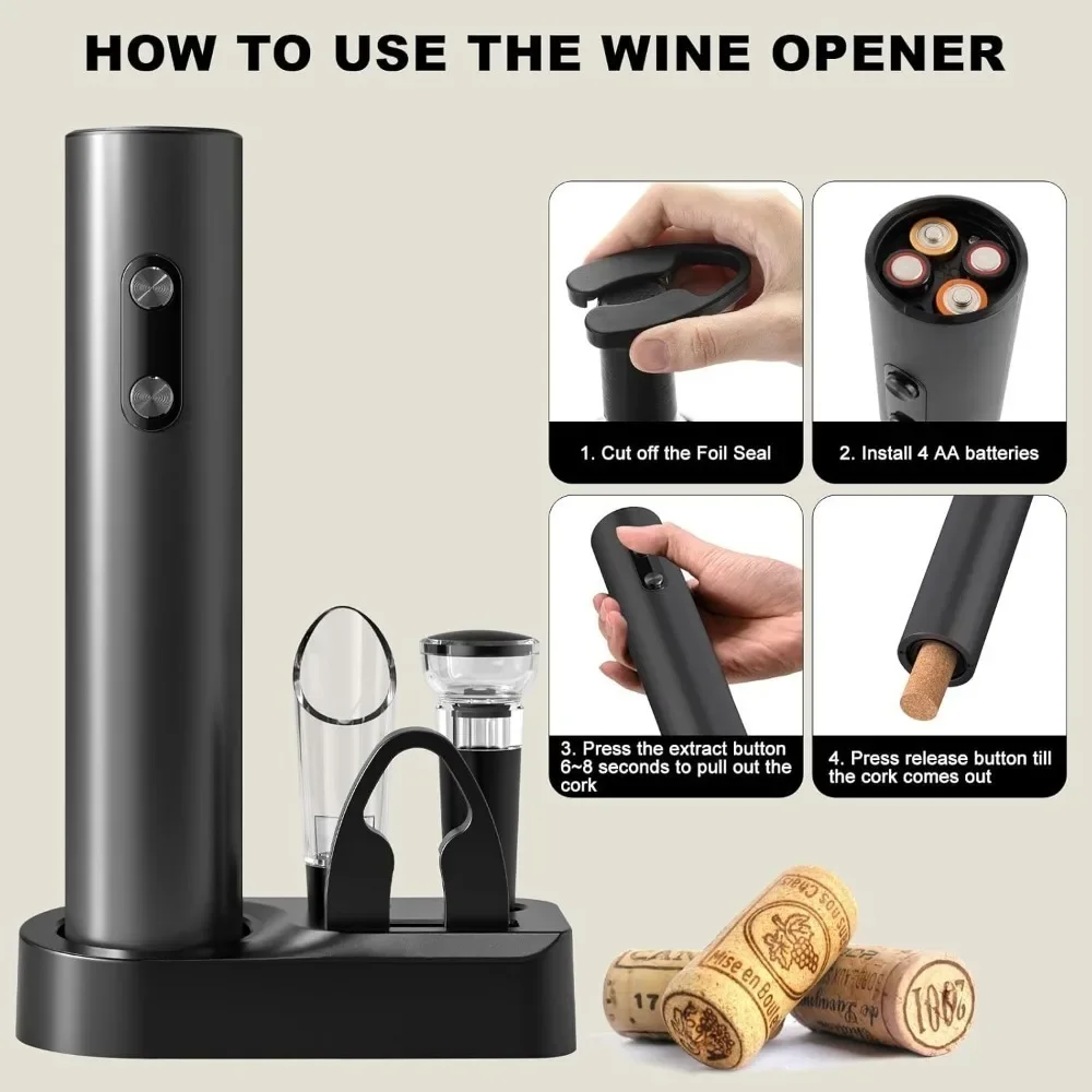 Elektryczny otwieracz do wina  – Wine Opener Electric recenzja i cena