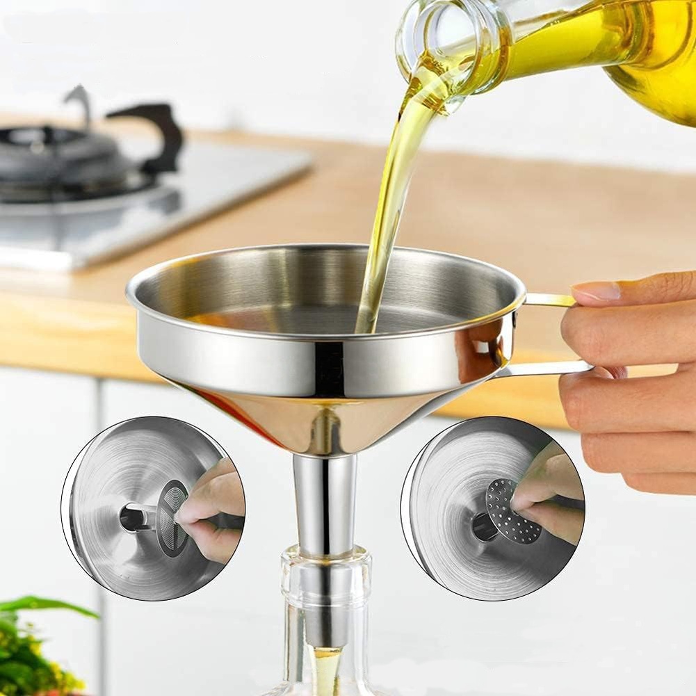 1 szt. Stalowy lejek do oleju  – Kitchen Appliances Garage recenzja i cena
