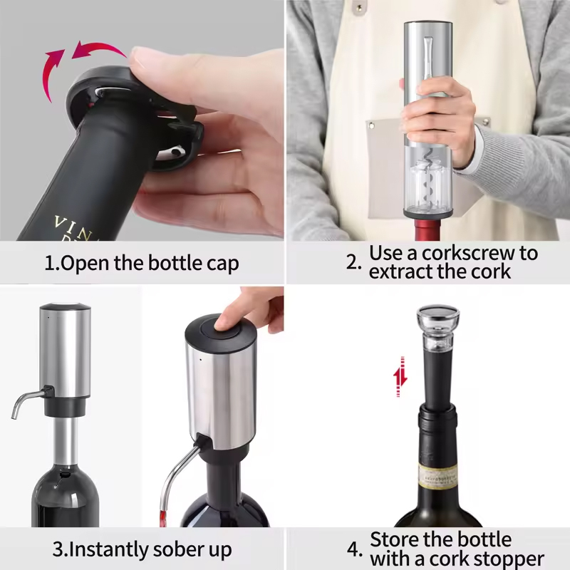 Elektryczny otwieracz do wina  – Wine Opener Electric recenzja i cena