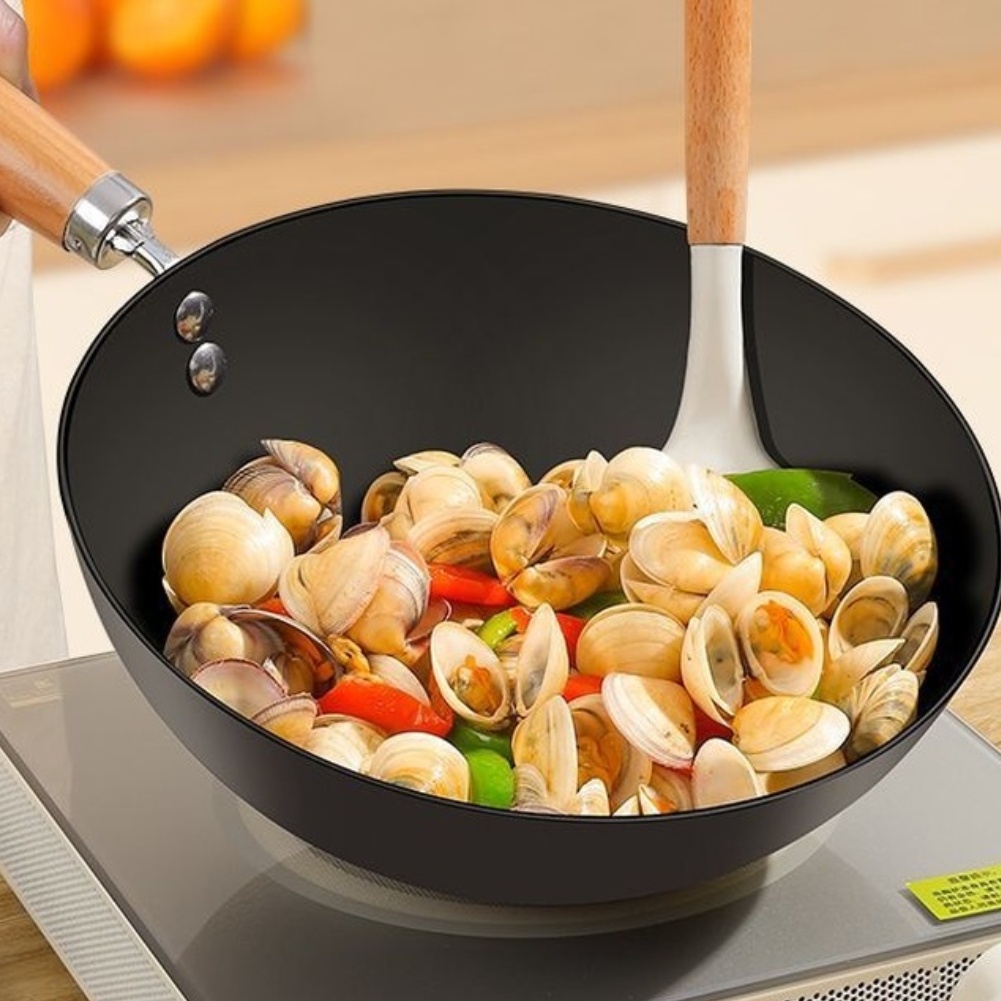 Żeliwny wok dla jednej osoby,  – Wok Electric Flat recenzja i cena