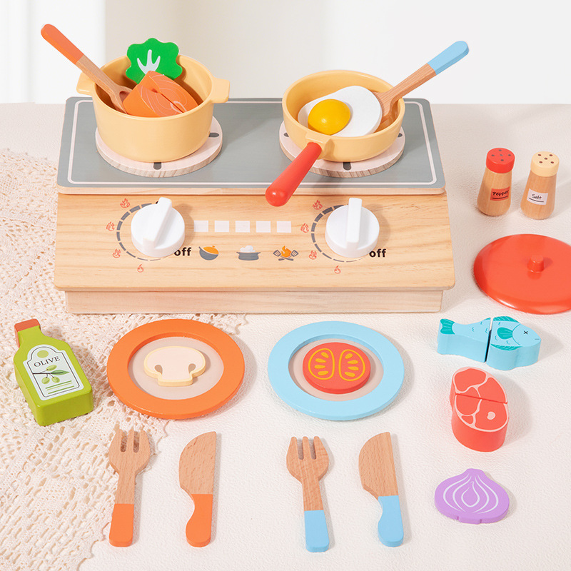 Montessori Drewniana Kuchnia E – Kitchen Appliances For Kids recenzja i cena