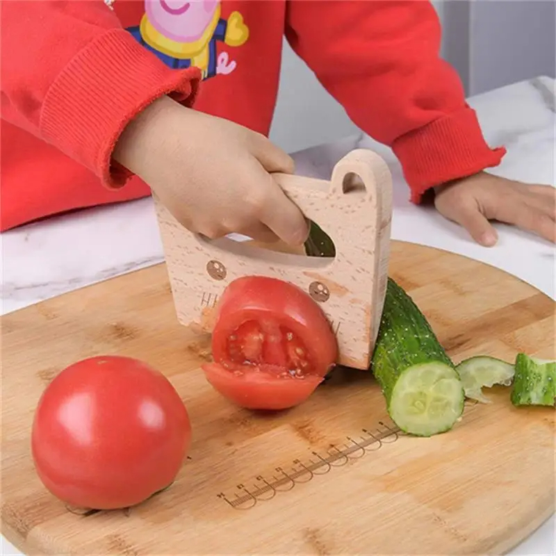Drewniany nóż dla dzieci do go – Kitchen Appliances For Kids recenzja i cena