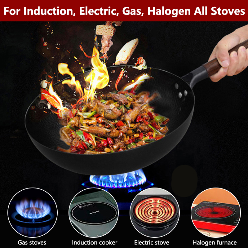 Patelnia Wok ze Stali Węglowej – Wok Electric Flat recenzja i cena