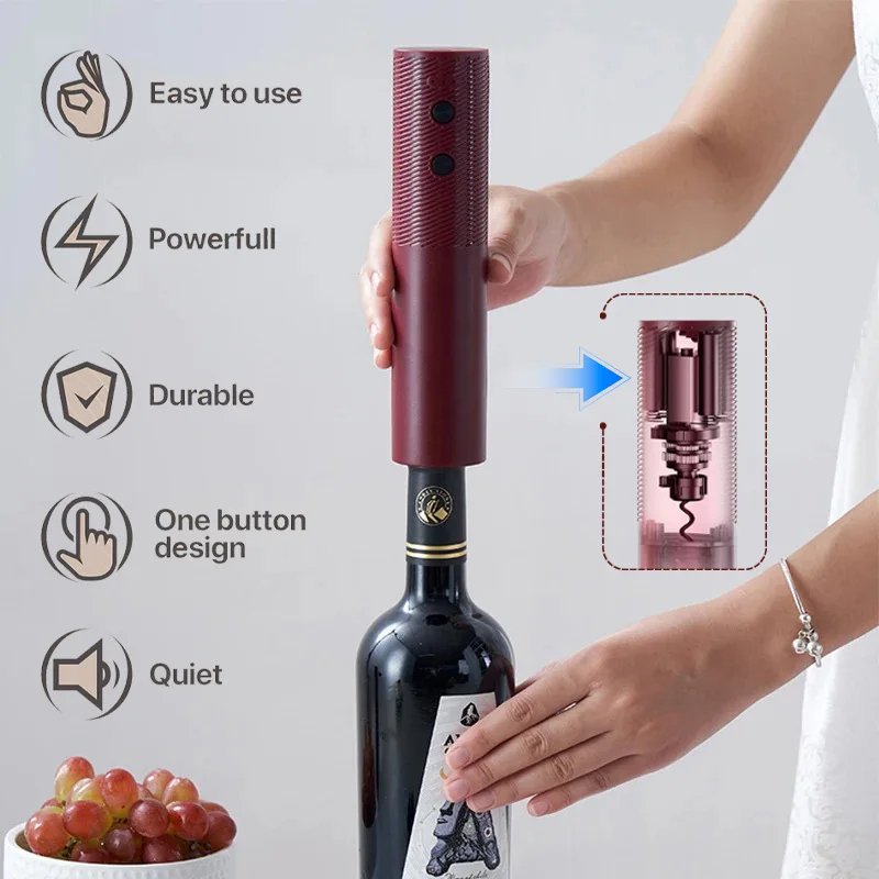 Elektryczny otwieracz do wina  – Wine Opener Electric recenzja i cena