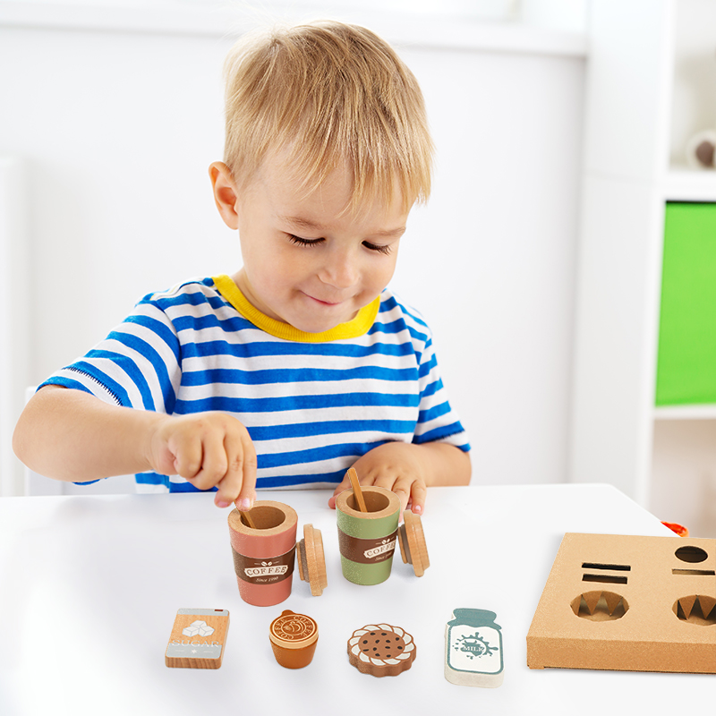 Drewniany zestaw zabawek do ka – Kitchen Appliances For Kids recenzja i cena