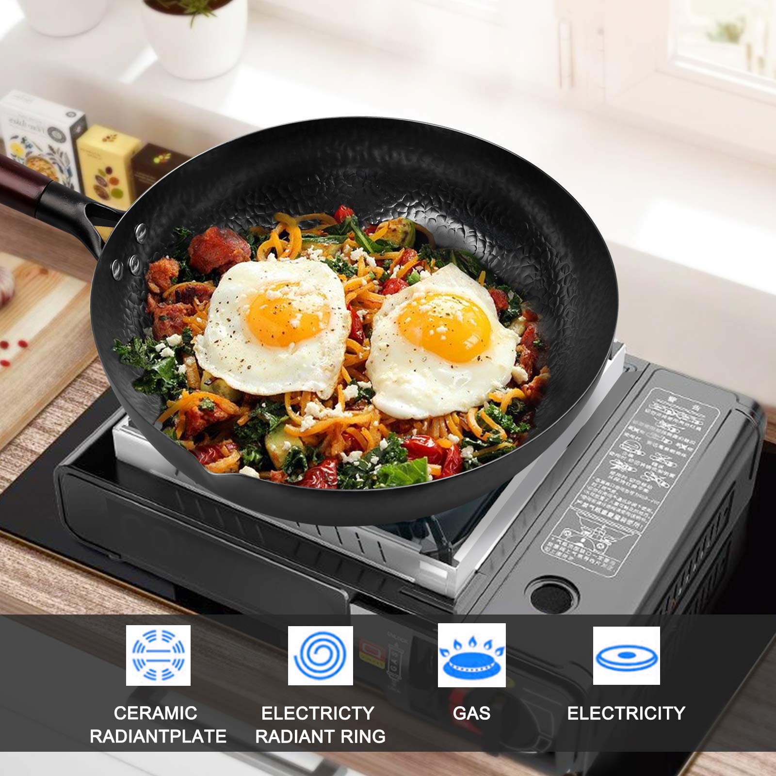 Wok ze stali węglowej, wok i p – Wok Electric Flat recenzja i cena