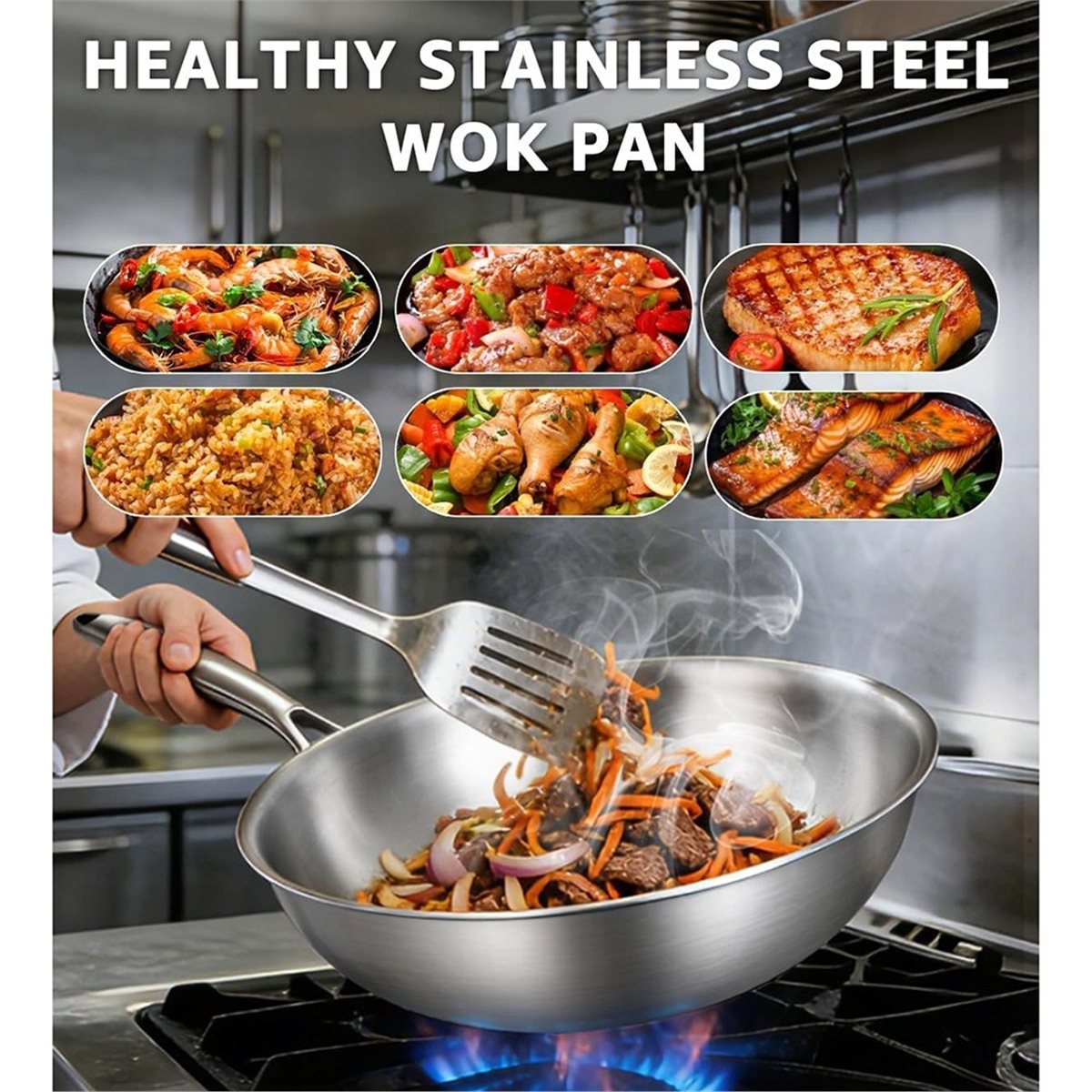 12-calowa patelnia wok z trójw – Wok Electric Flat recenzja i cena
