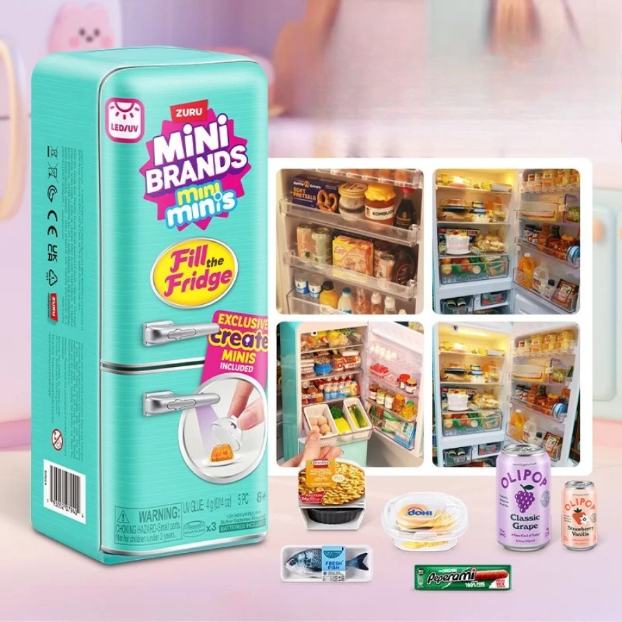 ZURU 5 Surprise Mini Fridge Ba – Kitchen Appliances For Kids recenzja i cena